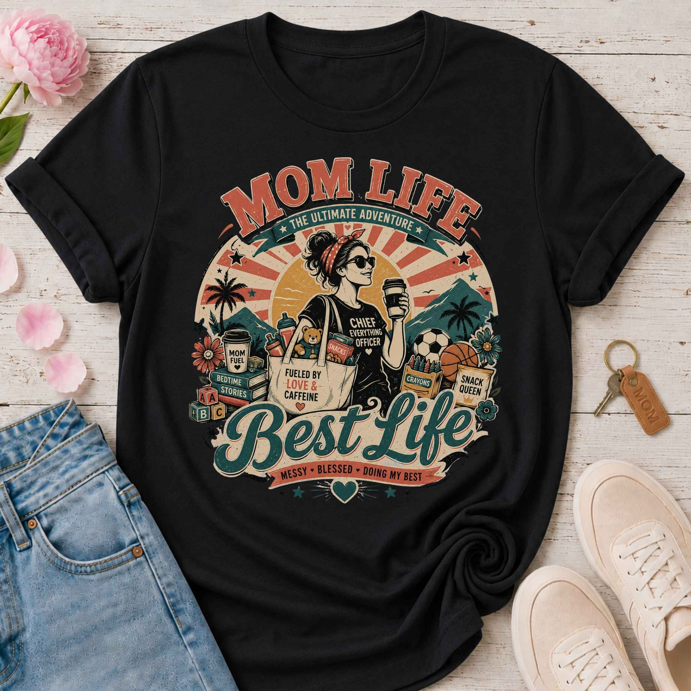 Mom Life Best Life Tee