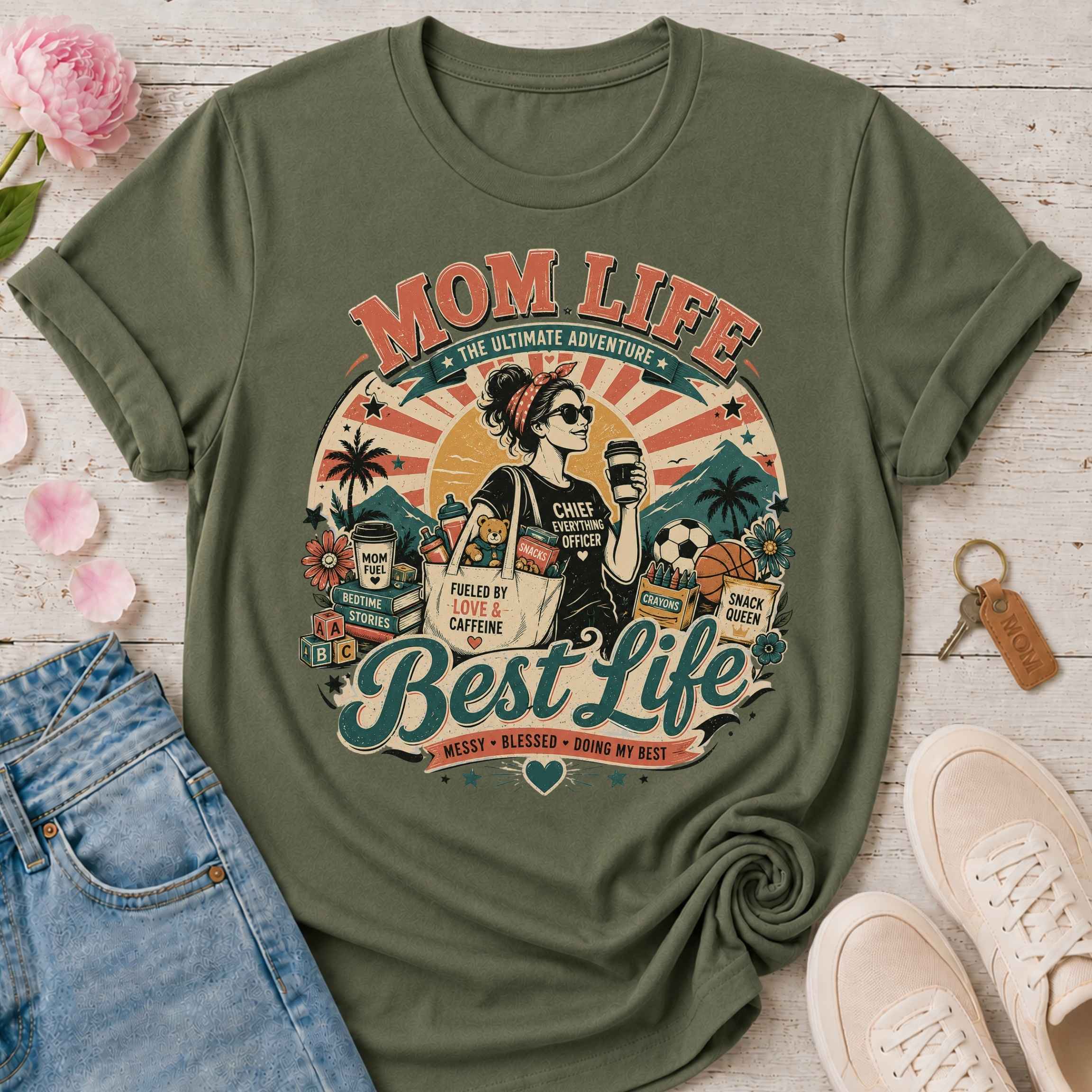 Mom Life Best Life Tee