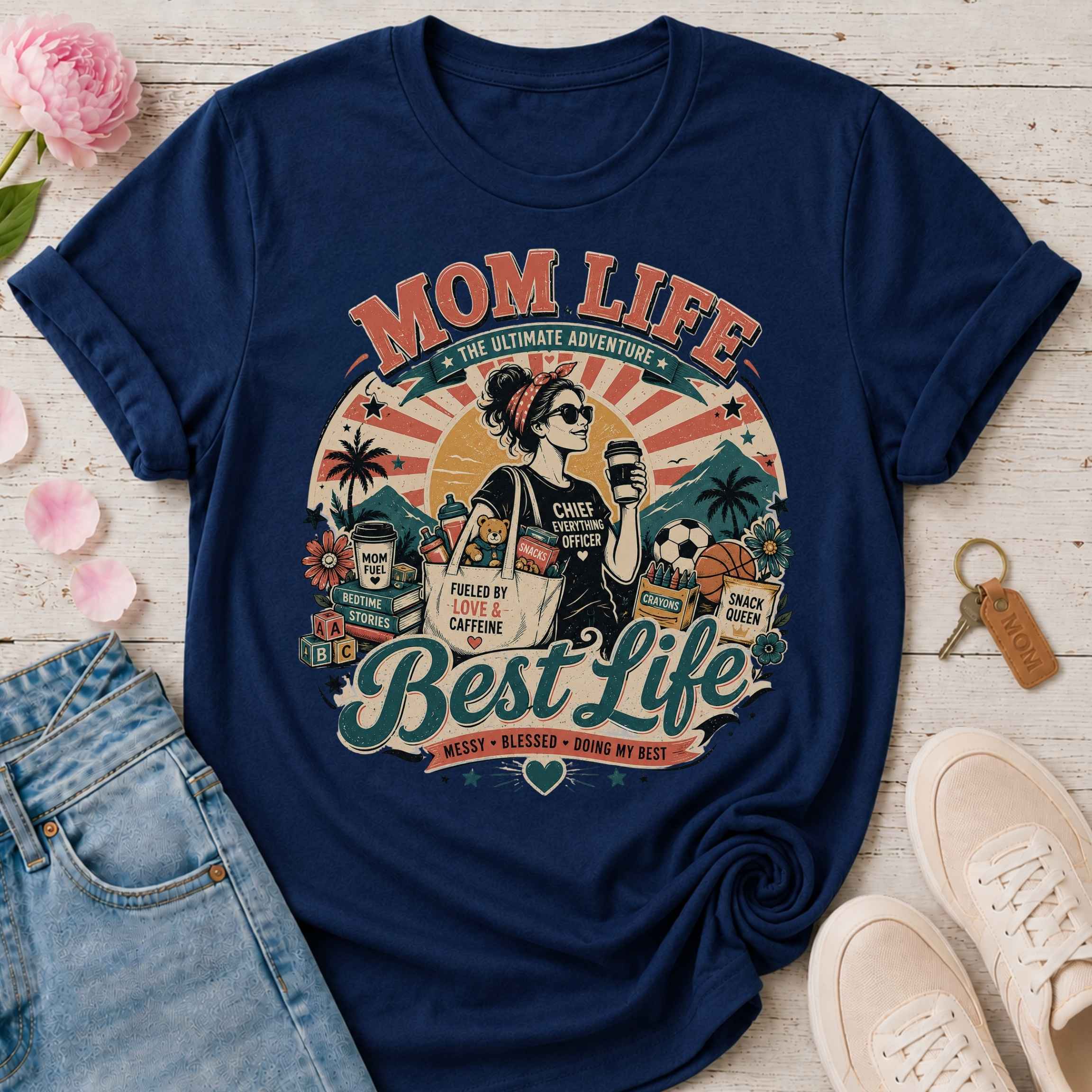 Mom Life Best Life Tee