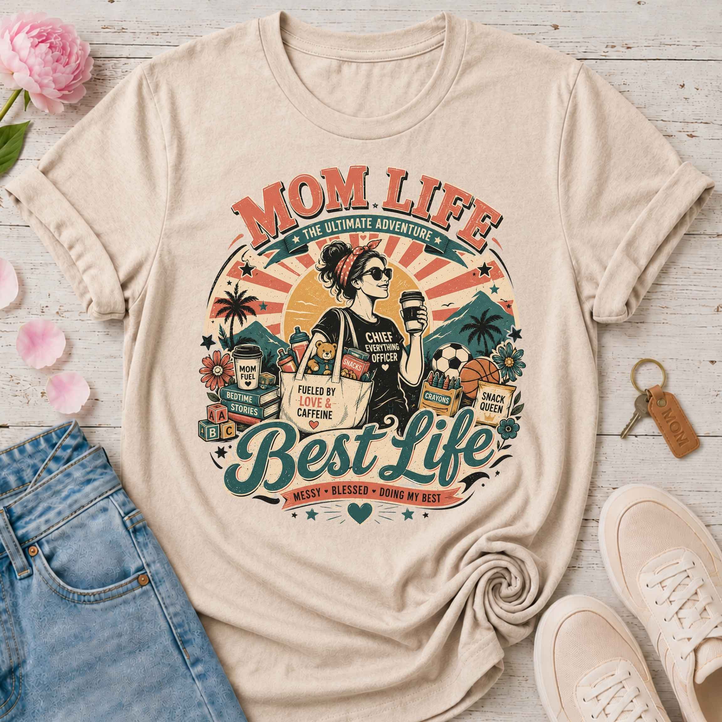 Mom Life Best Life Tee