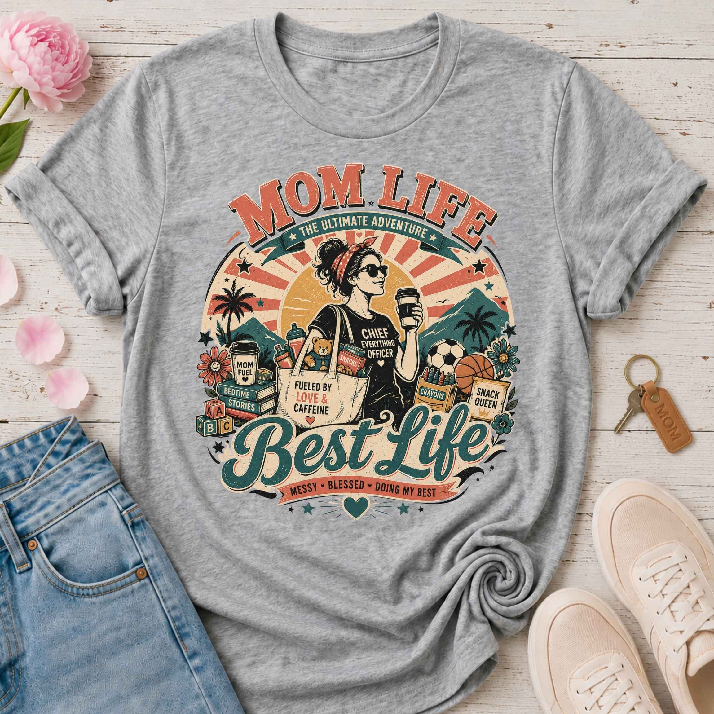 Mom Life Best Life Tee