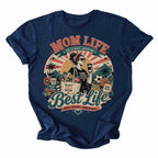 Mom Life Best Life Retro Tee