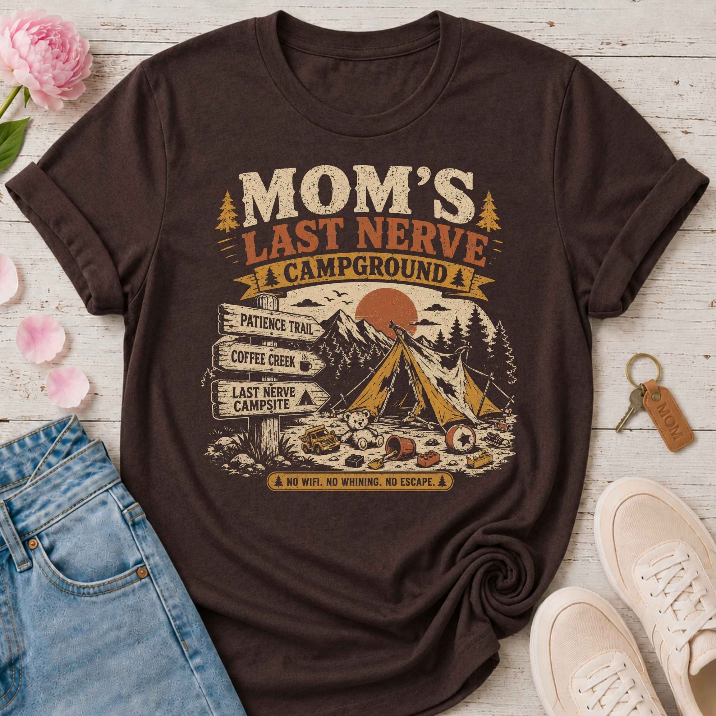 Mom's Last Nerve Campground Tee