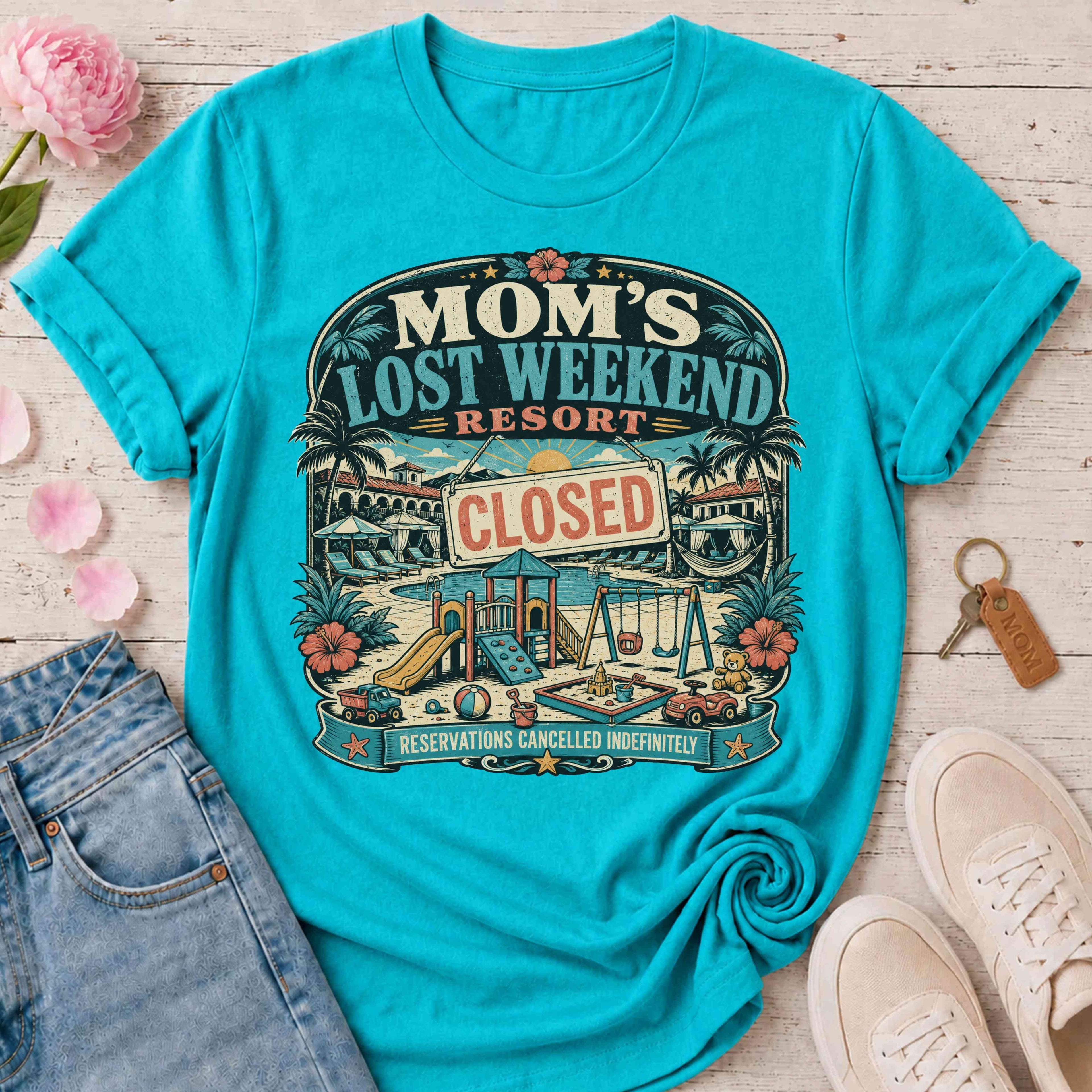 Mom's Lost Weekend Resort Tee