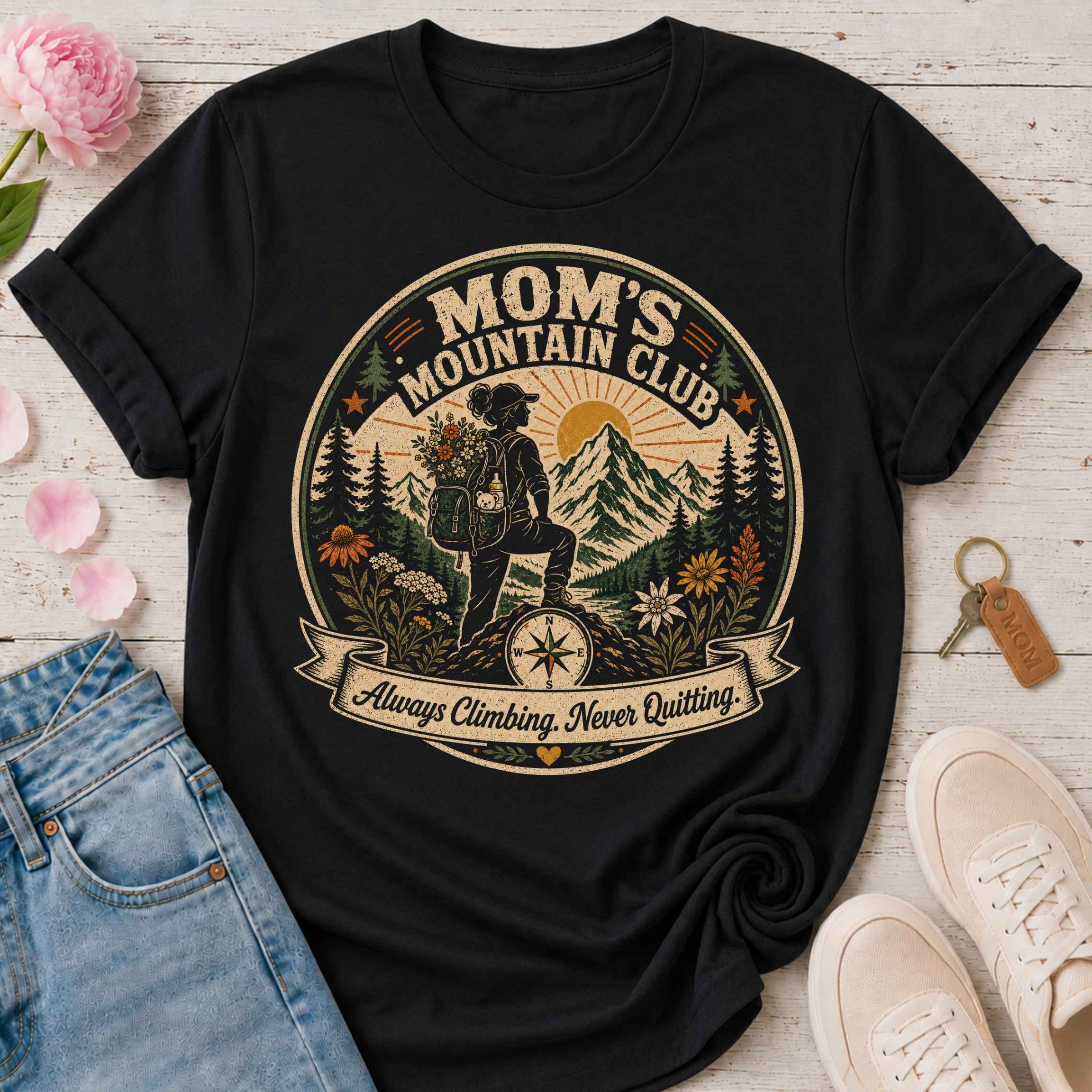 Mom's Mountain Club Tee