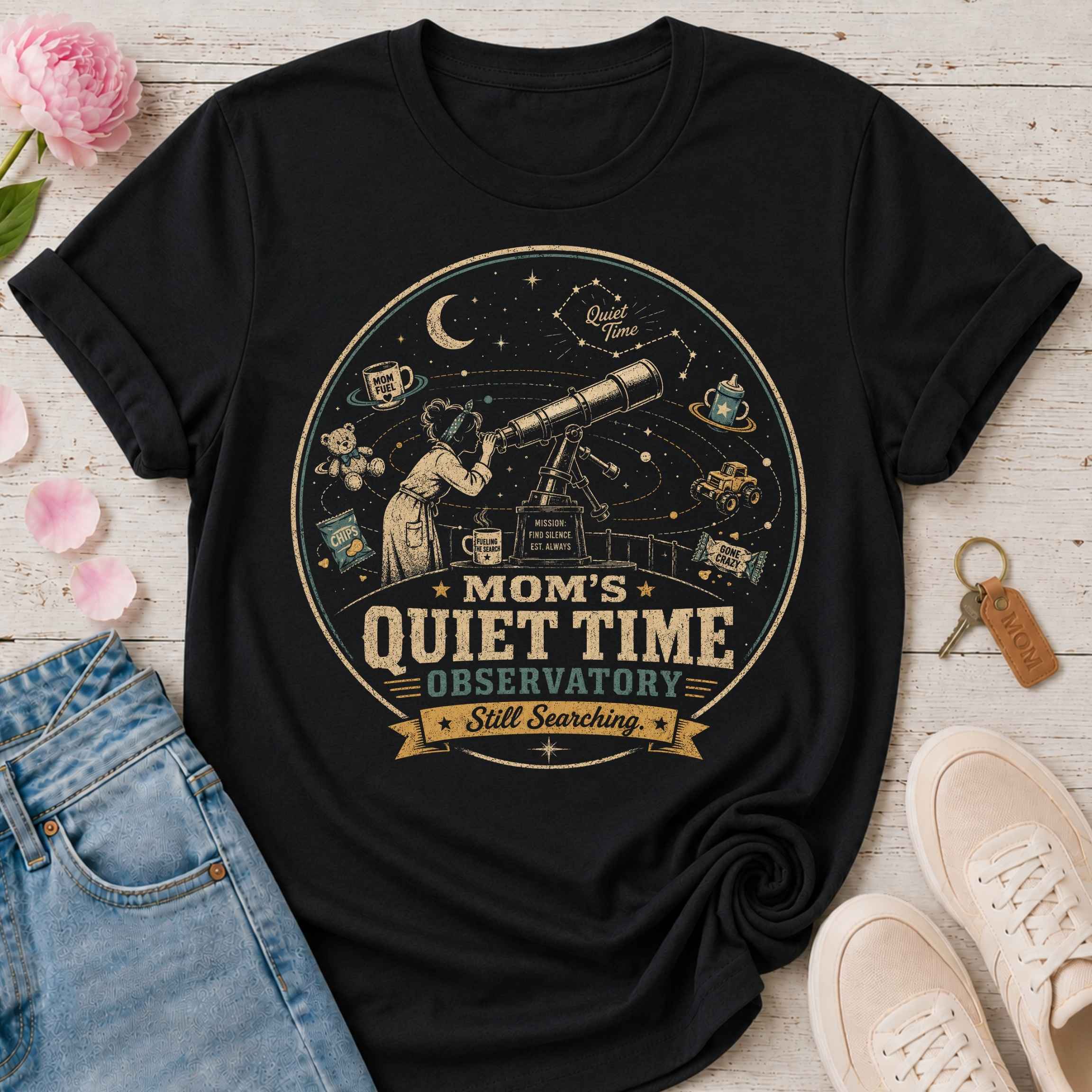 Mom's Quiet Time Observatory Tee