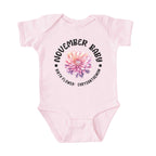 November Baby Main Birth Flower Bodysuit