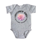November Baby Main Birth Flower Bodysuit