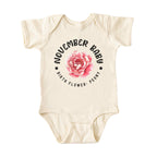 November Baby Alternate Birth Flower Bodysuit
