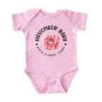 November Baby Alternate Birth Flower Bodysuit