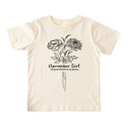 November Girl Birth Flowers (Line Art) Tee - Toddlers