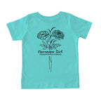 November Girl Birth Flowers (Line Art) Tee - Toddlers