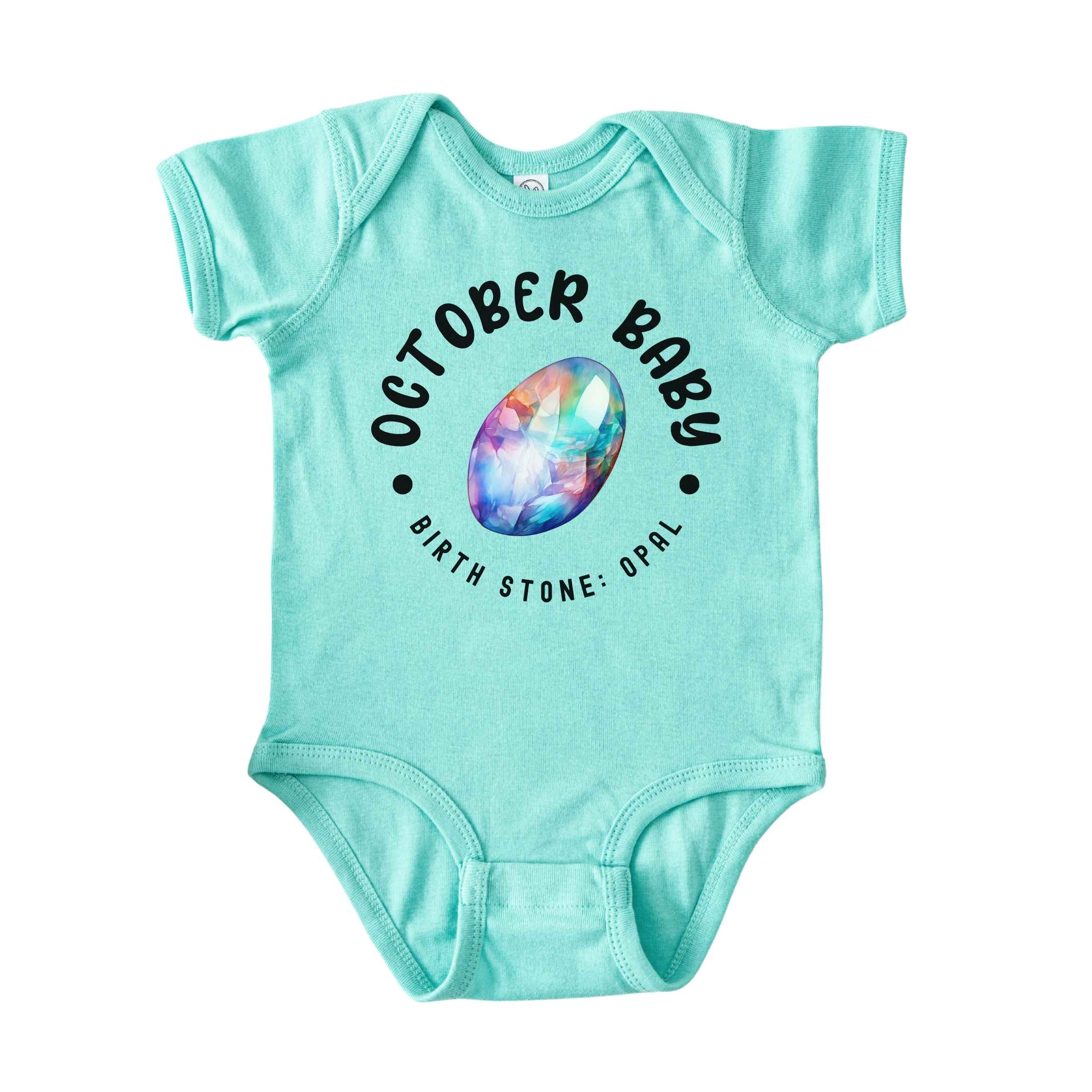October Baby Birth Stone Bodysuit