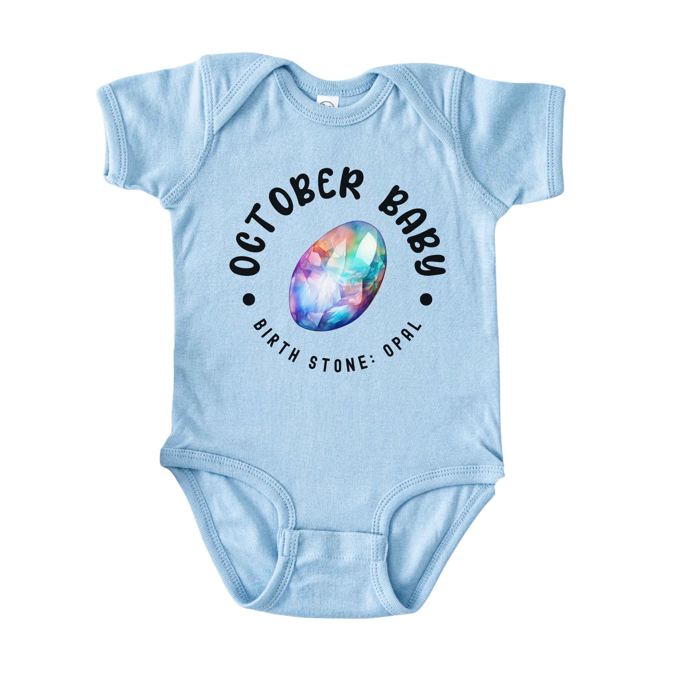 October Baby Birth Stone Bodysuit