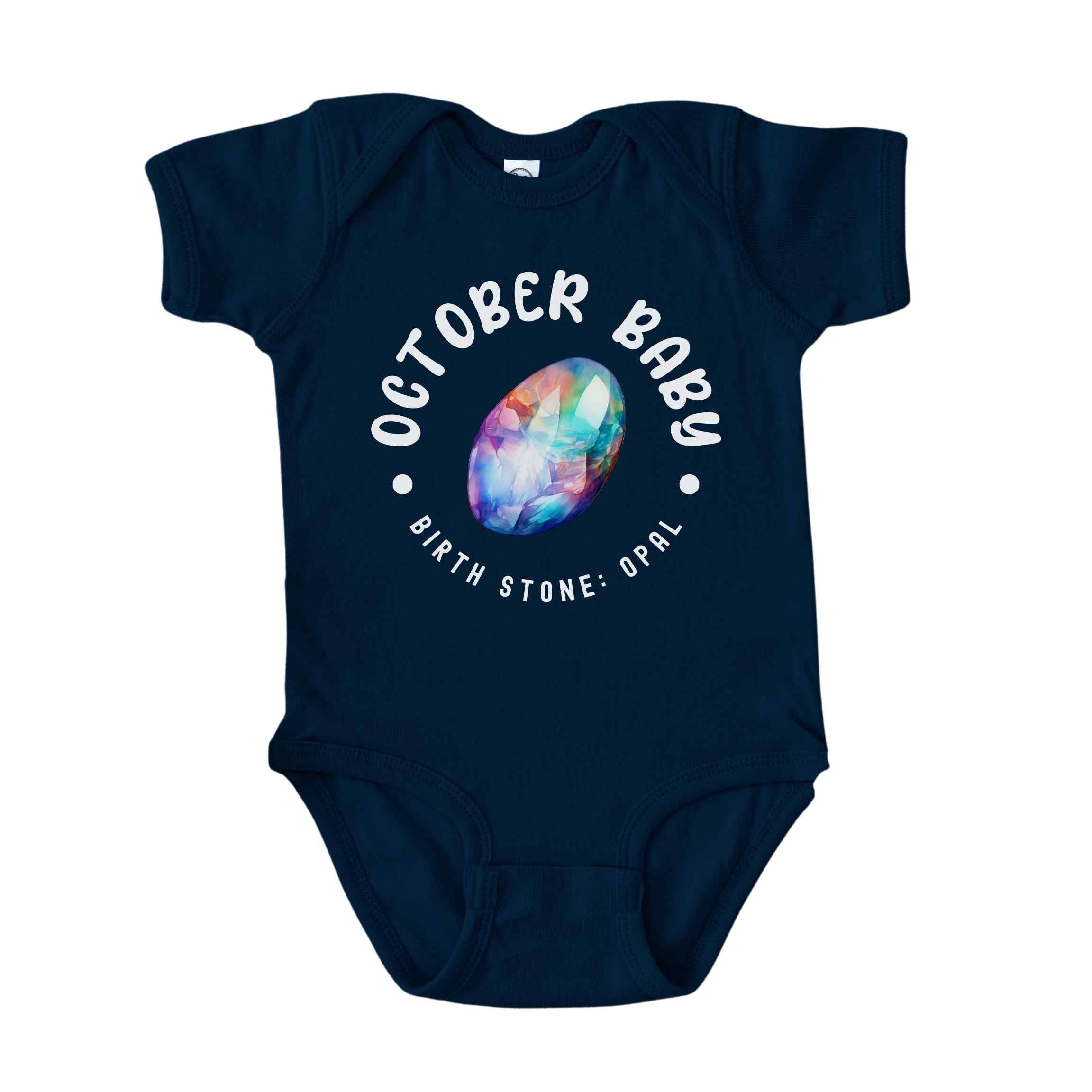October Baby Birth Stone Bodysuit