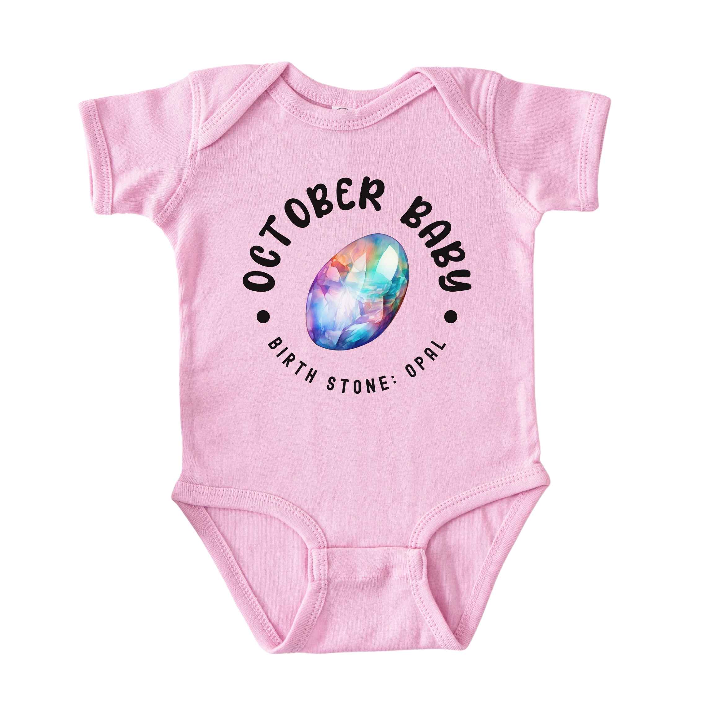 October Baby Birth Stone Bodysuit