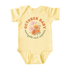 October Baby Birth Flowers (Bouquet) Bodysuit