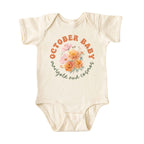 October Baby Birth Flowers (Bouquet) Bodysuit