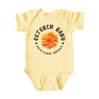October Baby Main Birth Flower Bodysuit