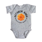 October Baby Main Birth Flower Bodysuit