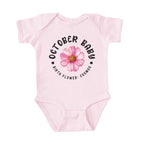 October Baby Alternate Birth Flower Bodysuit