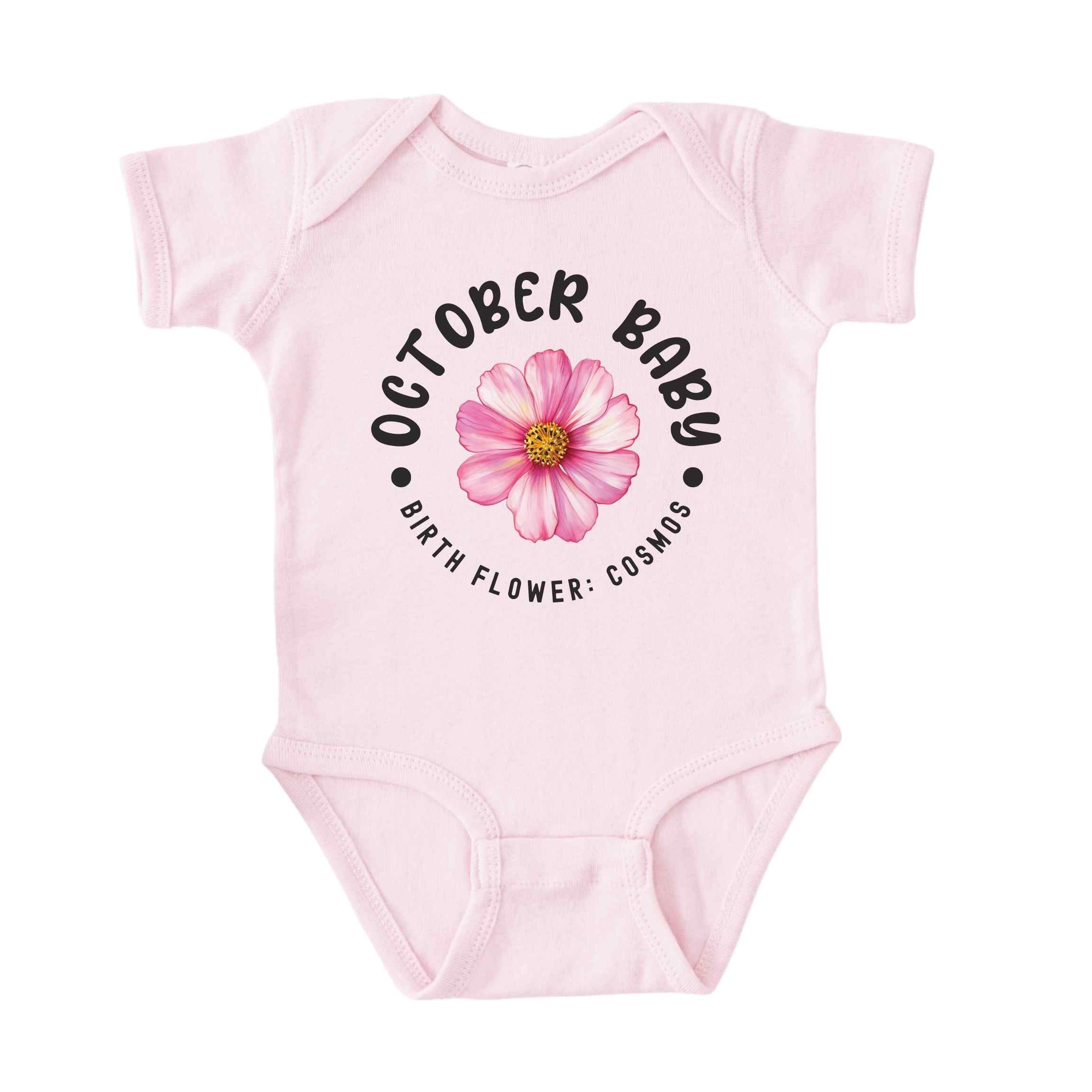 October Baby Alternate Birth Flower Bodysuit