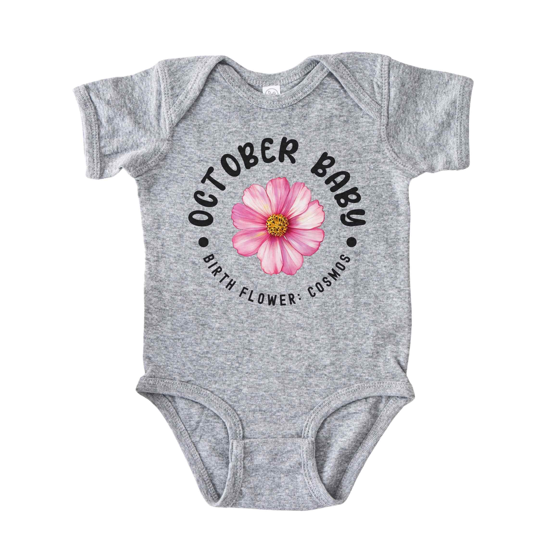 October Baby Alternate Birth Flower Bodysuit