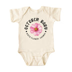 October Baby Alternate Birth Flower Bodysuit