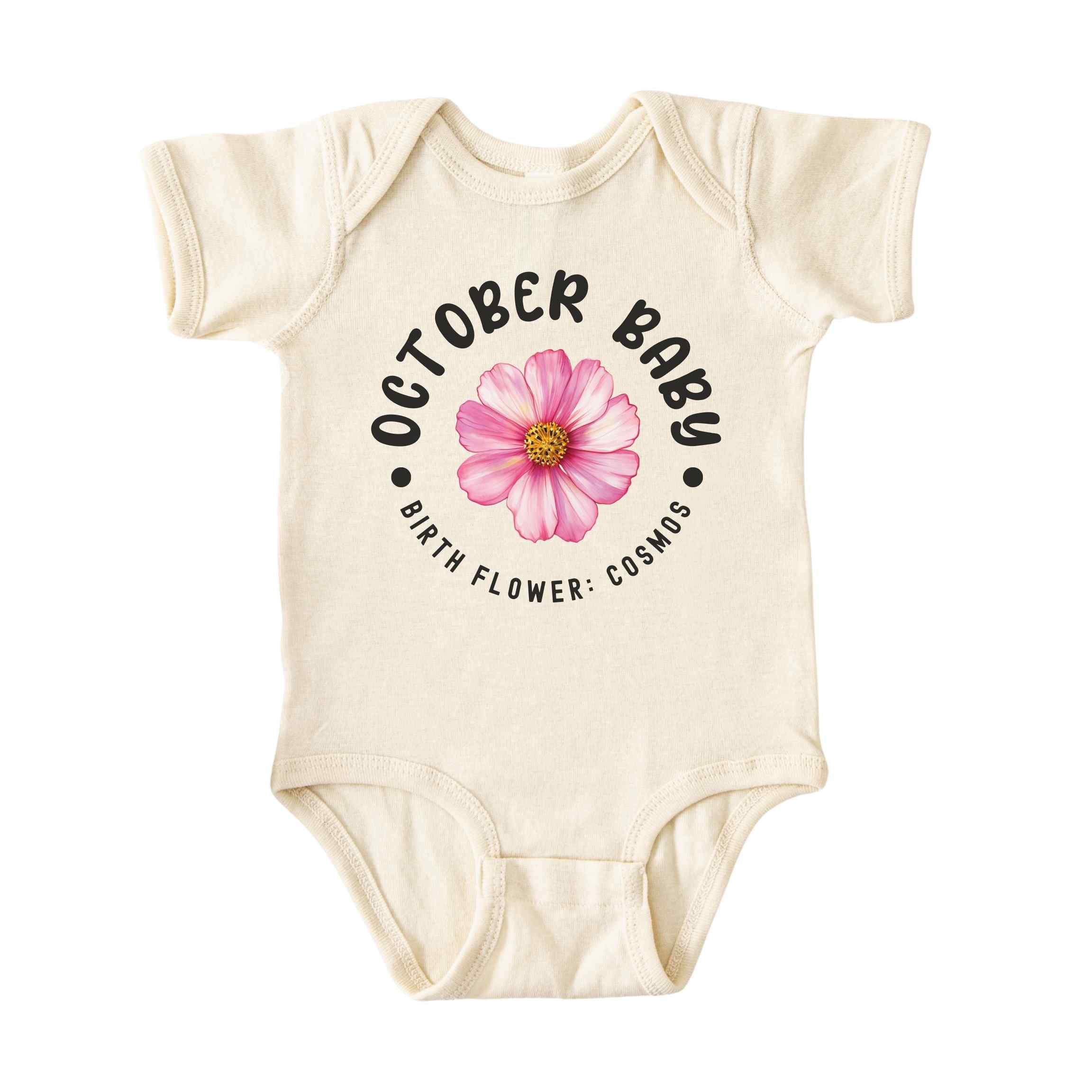 October Baby Alternate Birth Flower Bodysuit