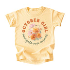 October Girl Birth Flowers (Bouquet) Tee - Kids