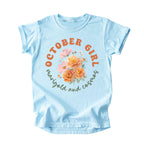 October Girl Birth Flowers (Bouquet) Tee - Kids