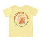 October Girl Birth Flowers (Bouquet) Tee - Toddlers