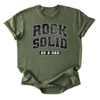 Rock Solid as A Dad Tee