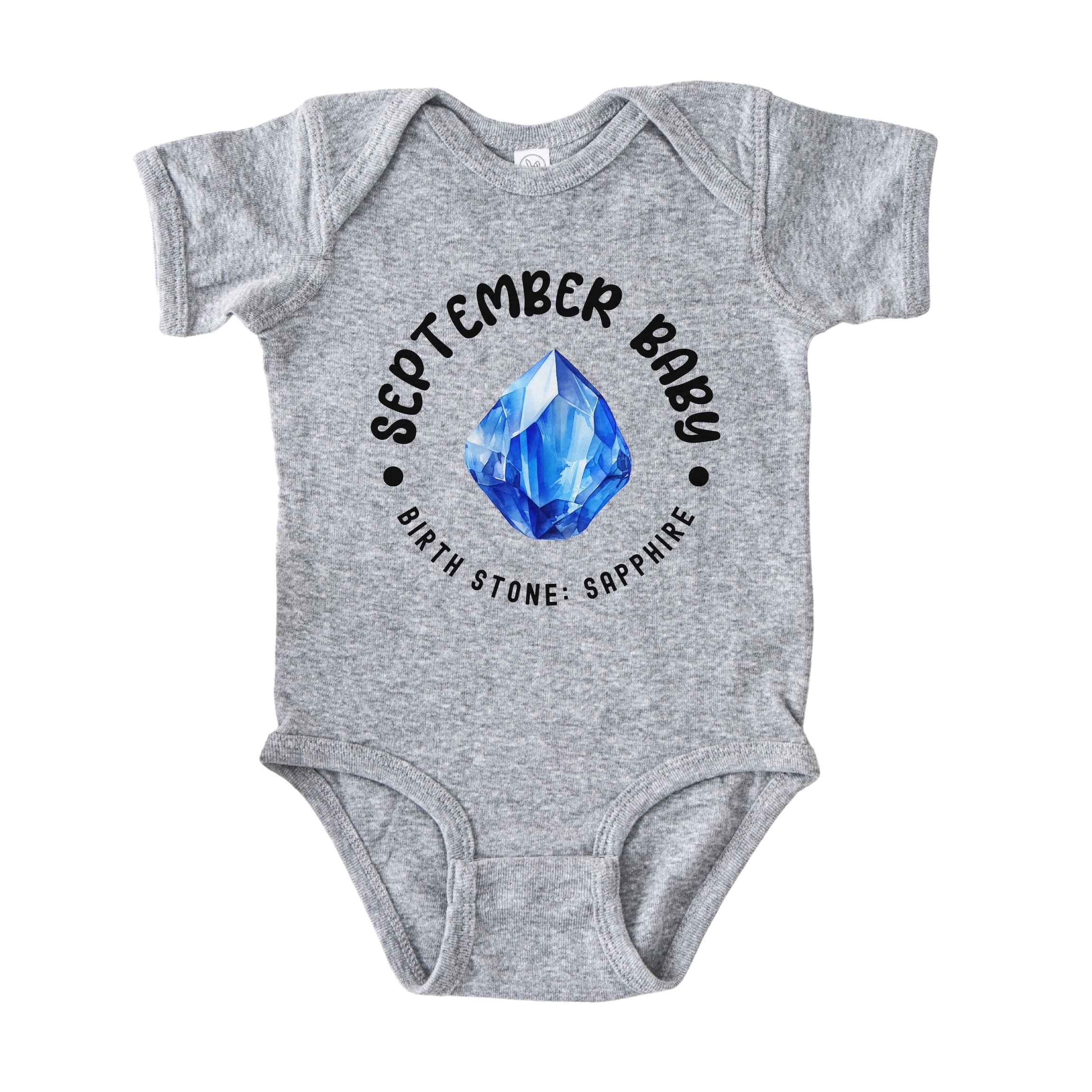 September Baby Birth Stone Bodysuit