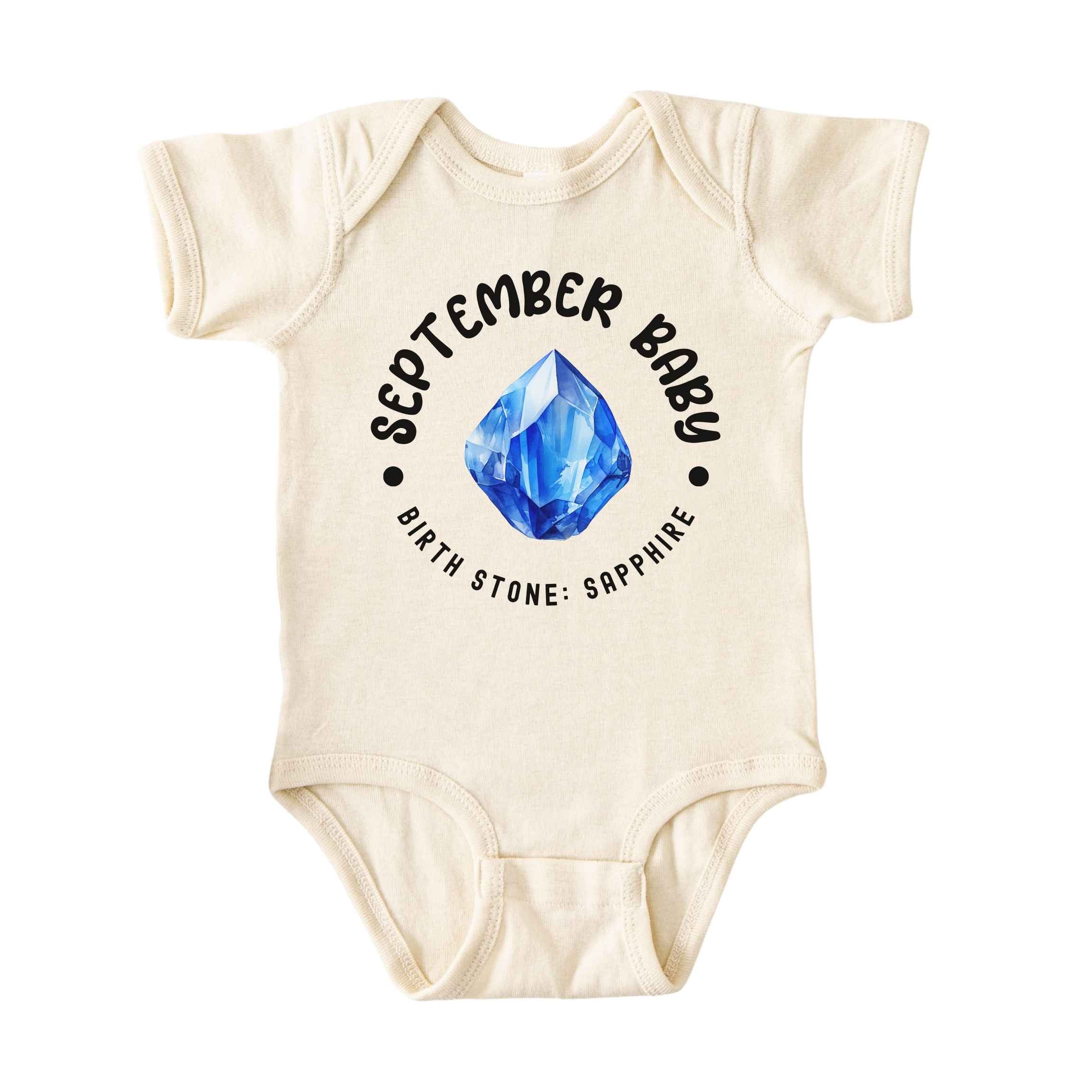 September Baby Birth Stone Bodysuit