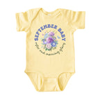 September Baby Birth Flowers (Bouquet) Bodysuit