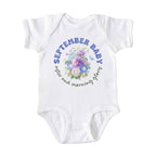 September Baby Birth Flowers (Bouquet) Bodysuit