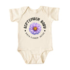 September Baby Main Birth Flower Bodysuit
