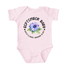 September Baby Alternate Birth Flower Bodysuit