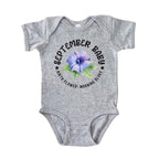 September Baby Alternate Birth Flower Bodysuit