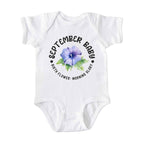 September Baby Alternate Birth Flower Bodysuit