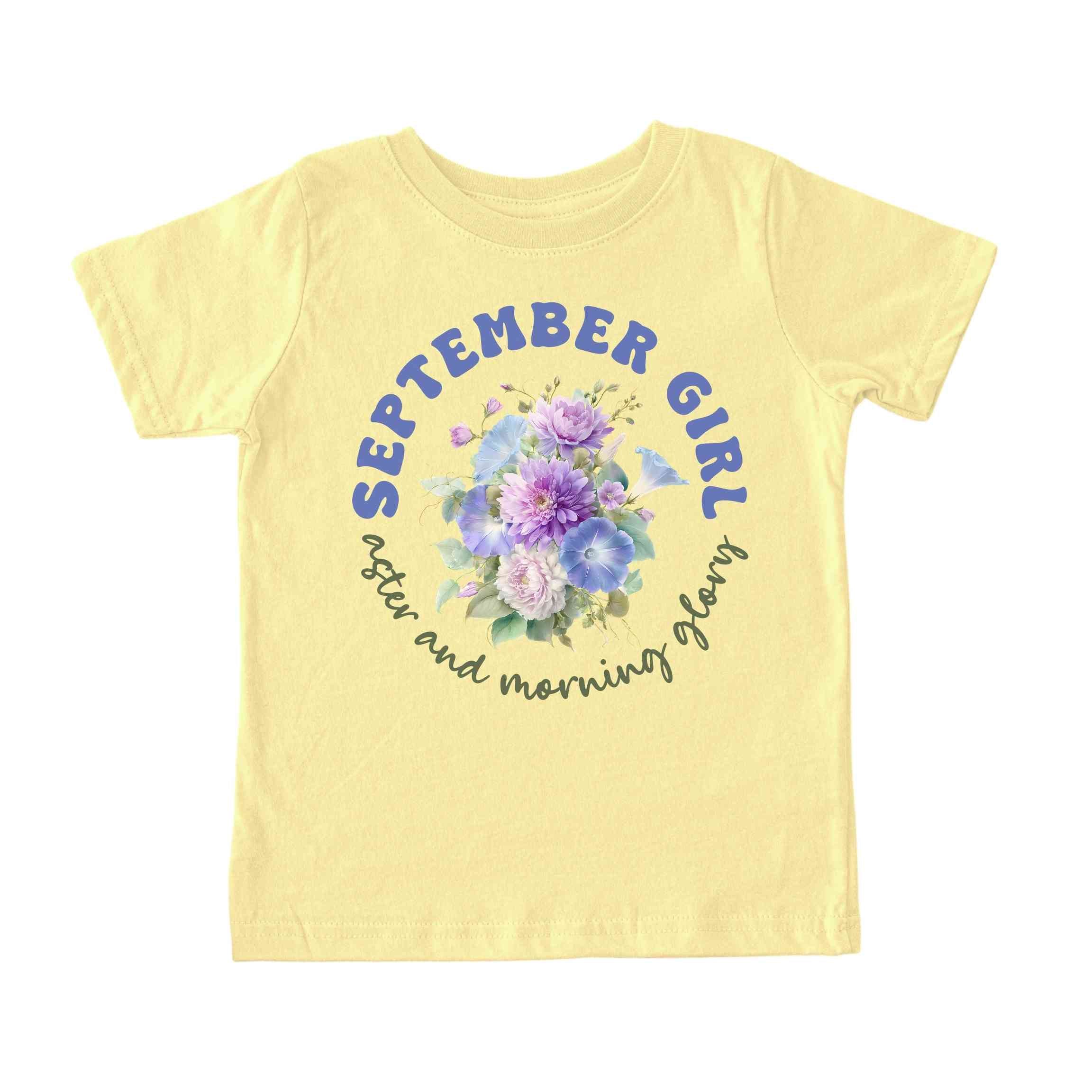 September Girl Birth Flowers (Bouquet) Tee - Toddlers