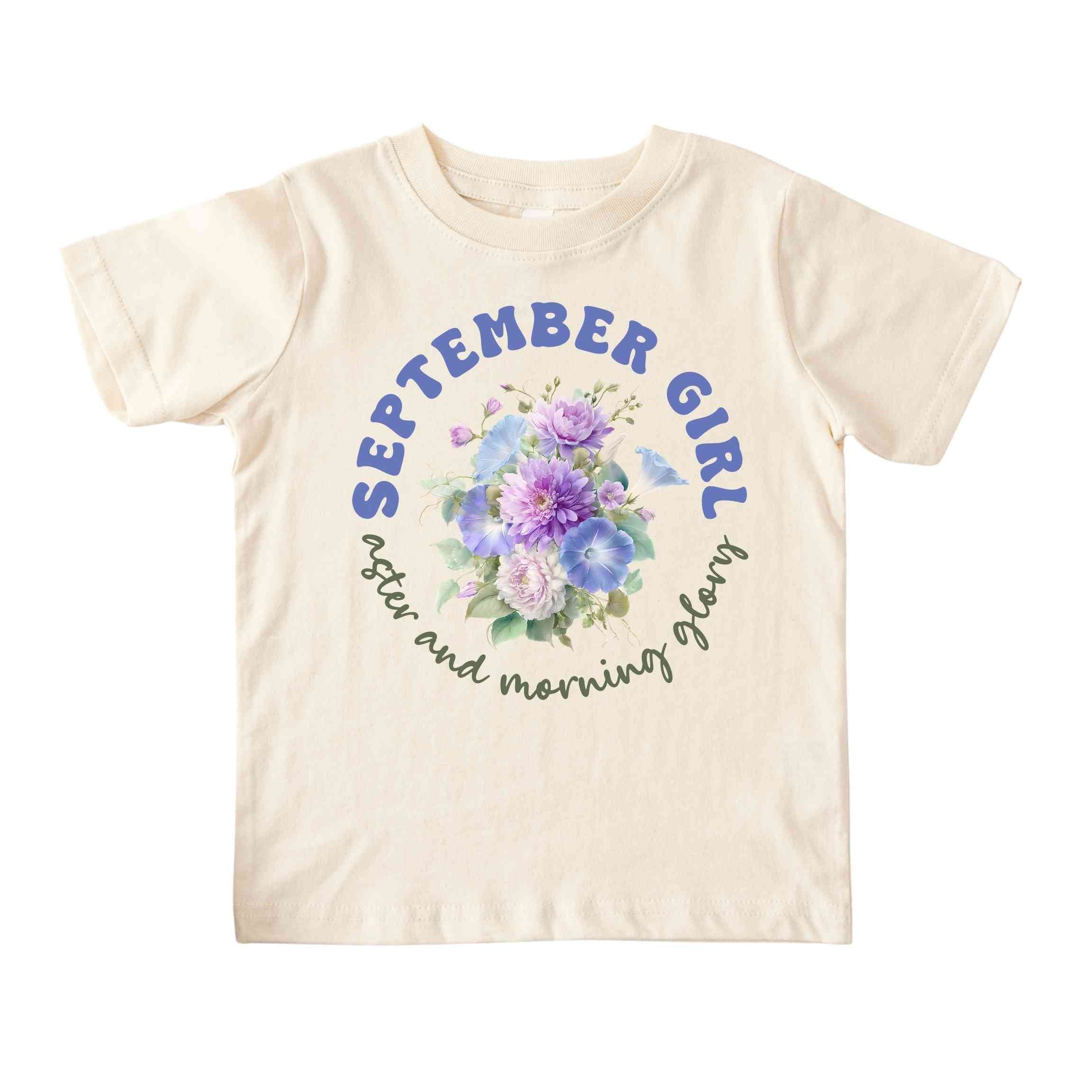 September Girl Birth Flowers (Bouquet) Tee - Toddlers