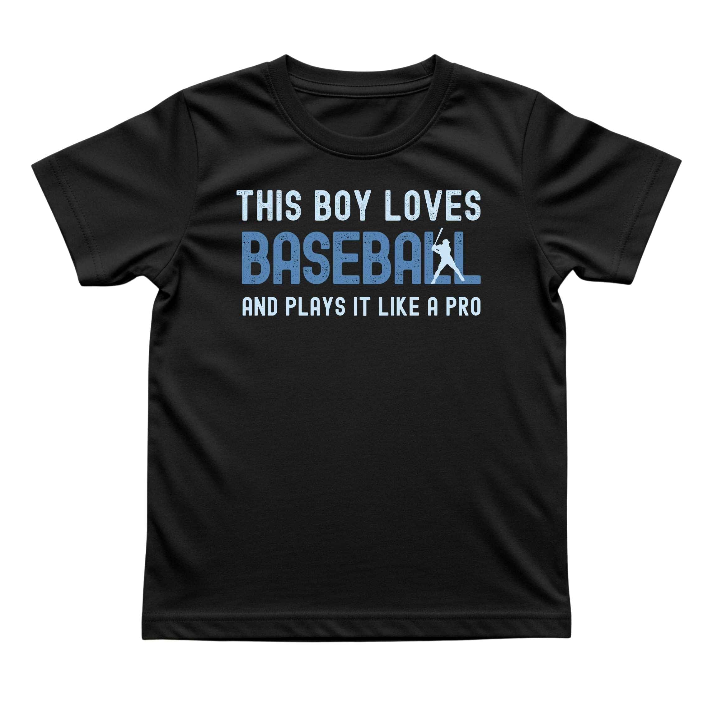 This Boy Plays Baseball Like a Pro Tee