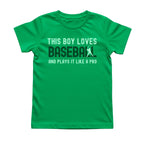 This Boy Plays Baseball Like a Pro Tee