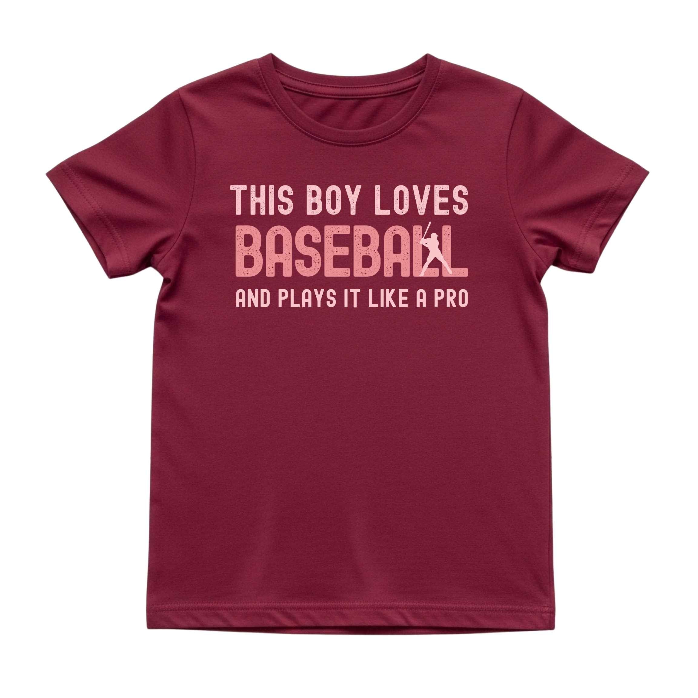 This Boy Plays Baseball Like a Pro Tee