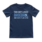 This Boy Plays Baseball Like a Pro Tee