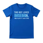 This Boy Plays Baseball Like a Pro Tee