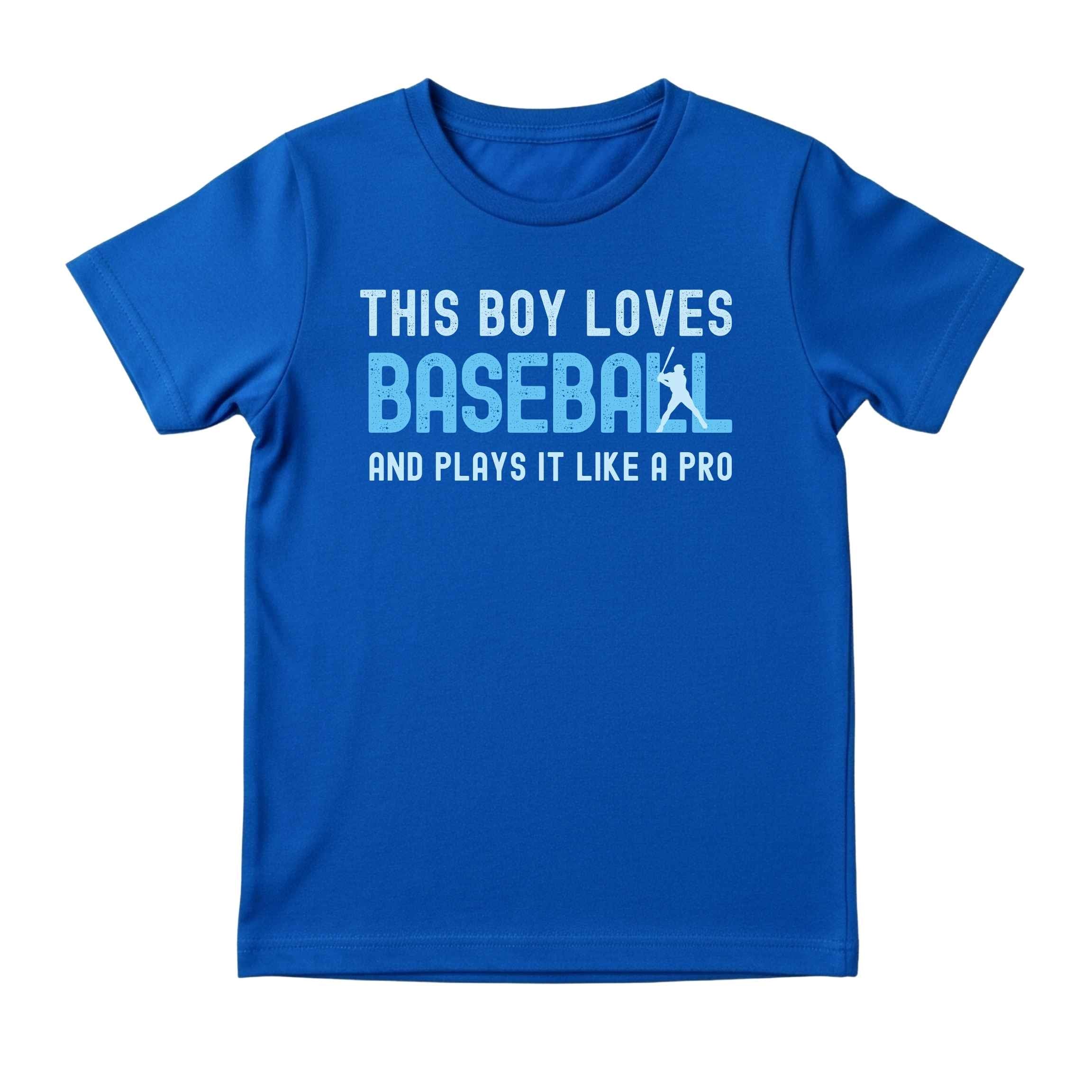 This Boy Plays Baseball Like a Pro Tee