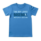 This Boy Plays Baseball Like a Pro Tee